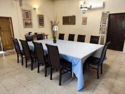 חדר ישיבות גדול - סידור לסדנא